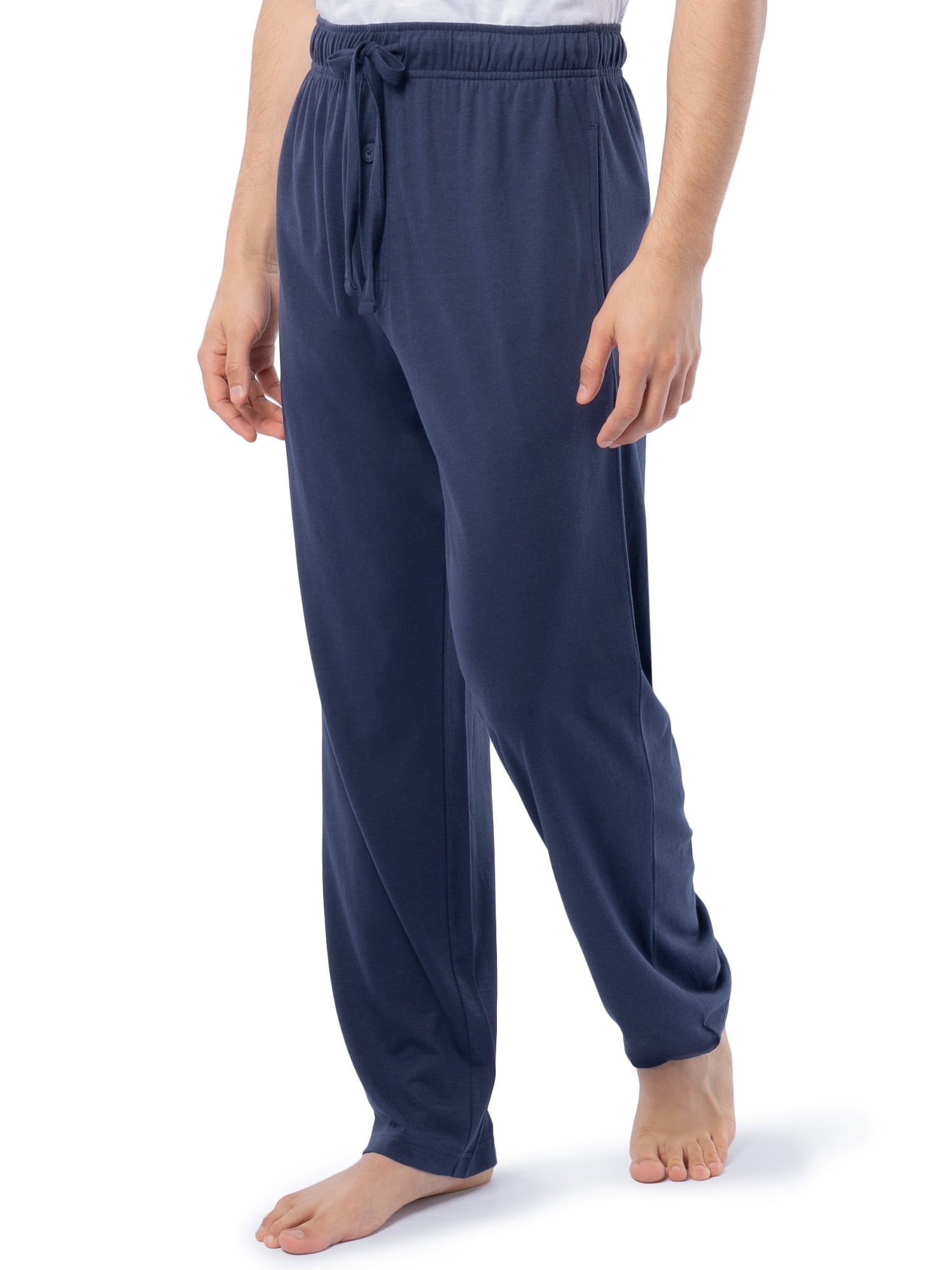 Fruit of the Loom Men's and Big Men's Jersey Knit Pajama Pants, Sizes S-6XL
