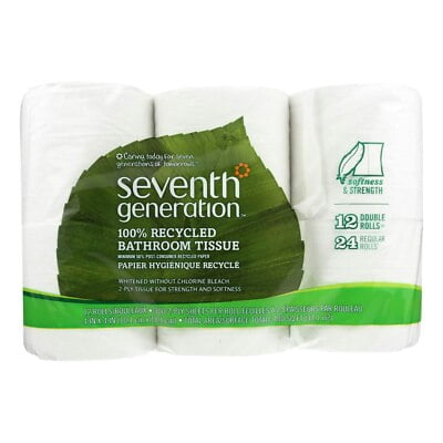 Seventh Generation Bath Tissue 2-Ply 12 Pack 300 Count (Pack of 4)