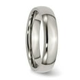 thumbnail image 4 of Chisel Titanium Polished 5mm Half Round Band, 4 of 7