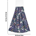 thumbnail image 3 of SKYSONIC Hanging Kitchen Towel 12 x 17 Inch Berries and Dragonflies Towel Set 2 Pieces of Dry Towels for Kitchen, Bathroom, Laundry Room Table, 3 of 7