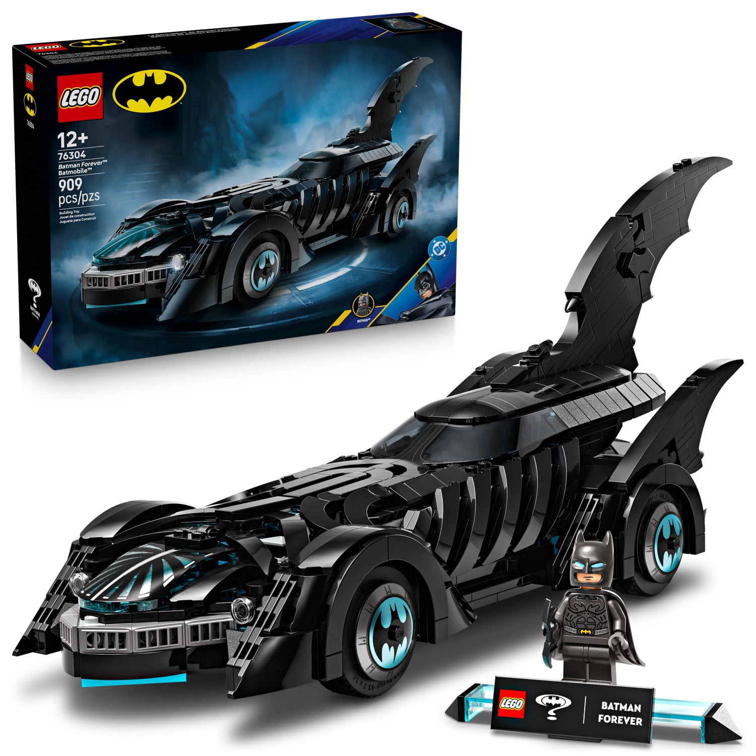 LEGO DC Batman Bundle - The Classic TV Series Batmobile Set - Batman Forever Batmobile - The Animated Series Gotham City