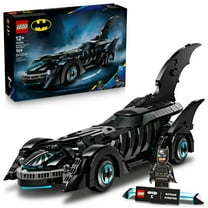 LEGO DC Batman: Batman Forever Batmobile Kids Toy - Building & Learning Toy for Girls & Boys, Ages 12  - Model Car with Batman Minifigure - Gift Idea for Birthdays - 76304