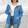 thumbnail image 4 of XUNKUSGA Jackets for Women Fashion Christmas Print Hooded Sweatshirt Women Full Zip Up Sherpa Lined Hoodies for Wome Winter Warm Comfy Long Sleeve Women Hoodies with Pockets L-5XL Blue, 4 of 5