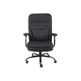 thumbnail image 2 of Boss Office Products Heavy Duty Double Plush CaressoftPlus Chair-400 Lbs, Black, 2 of 6