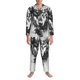 thumbnail image 3 of Balery Majestic Wolf Landscape Pijama para Hombre de Dos Piezas con Manga Larga, Conjunto de Dormir y Descanso Suave con Bolsillos-Small, 3 of 7