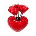 thumbnail image 3 of Juego de Tenedores de frutas Macarena Tenedores de frutas de acero inoxidable Rojo, 3 of 8