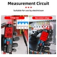 thumbnail image 1 of Multimeters,Shutdown And Function Handheld Test Pen Resistance Diode Tester Pen Professional Resistance Meter With Shutdown Tester Live Wire Live Wire Meter With Shutdown And Test Pen Professional, 1 of 7