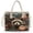 Black - Raccoon Camellia, variant on ZUXONGSY African Tribal Elephant Print Women's Clear PVC Large Shoulder Tote, Lightweight Oversize Handbag, Weekender Travel Purse with Top Handle