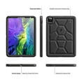 thumbnail image 5 of Poetic TurtleSkin Series Designed for Apple iPad Pro 11 2020 & 2018 Case, Heavy Duty Shockproof Kids Friendly Silicone Bumper Protective Case Cover, Black, 5 of 6