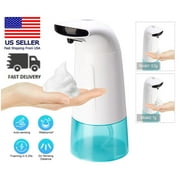 NEW 250ML Automatic Foaming Soap Dispenser Touchless Induction Liquid Foam Infrared Sensor Hand Washing for Bathroom Kitchen Toilet Office Hotel School Restaurant
