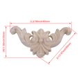 thumbnail image 3 of BQLZR 16Pieces Type C-15 Wood Carved Decal Corner Onlay Applique Flower 5x5cm, 3 of 5