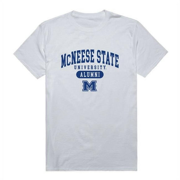 McNeese State University Alumni T-Shirt&#44; White - Large
