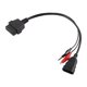 thumbnail image 1 of BOROCO 3 Pin a 16 Pines OBD2 Adaptador de Conector Cable de Diagnóstico para Alfa Lancia Negro, 1 of 5