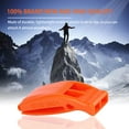thumbnail image 2 of BJYX Portable Outdoor Survival Rescue Emergency Plastic Whistle With Clip, 2 of 10