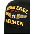 thumbnail image 3 of Big Boy Tuskegee Airmen S165 Mens Cap [Black - Adjustable], 3 of 5