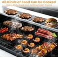 thumbnail image 5 of Elleree 34200BTU 4-Burner Propane Gas BBQ Grill With Porcelain Enamel Firebox Cooking Grids For Outdoor Camping Barbecue Grill, 5 of 9