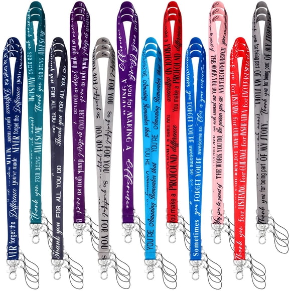 Lanyard Bulk Motipuns, 36 unidades, para tarjetas de identificación, regalos para empleados