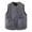Grey, variant on Reversible Sherpa Vest for Women Sleeveless Fuzzy Plaid Jacket Winter Button Down Teddy Waistcoat with Pockets