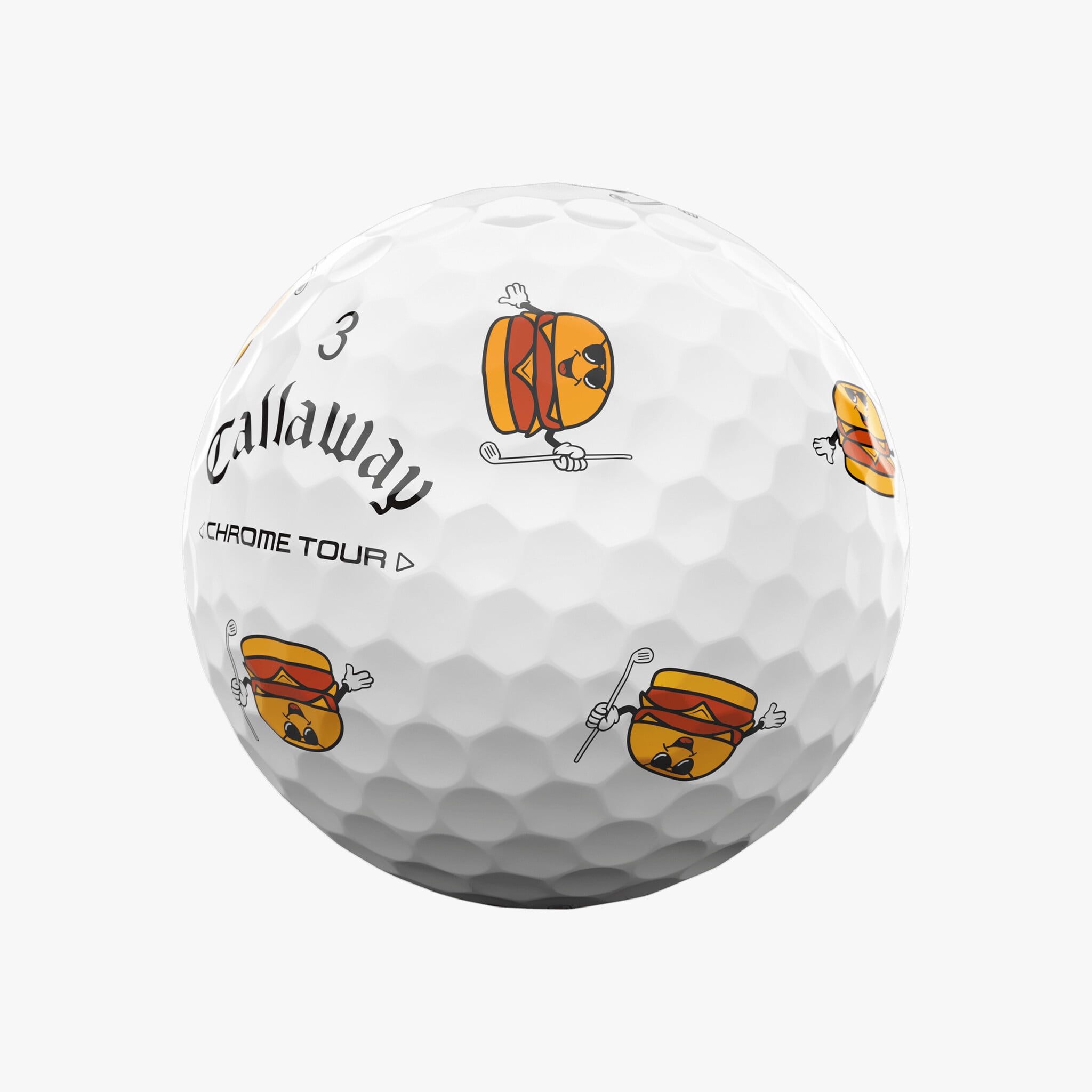 (2 pack) Callaway Golf 2024 Chrome Tour Truvis TurnBox Limited Edition Golf Balls 1dz