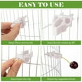 thumbnail image 4 of 12 Pack Bird Cage Clips Bird Cage Food Holder Bird Cage Clips for Treats Parrot Fruit Vegetable Pet Feeder Clips, 4 of 7