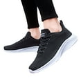 thumbnail image 3 of kamemir Women's ShoesWomens Slip On Walking Shoes Tennis Shoes Non Slip Running Shoes Lightweight Workout Shoes Breathable Cushioning Fashion Sneakers(Z-Black,7), 3 of 6