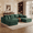 Green, variant on Cubente 134.7" Modular Cloud Sectional Sofa, Cloud Boneless Couch No Assembly Required Reversible U-Shaped Couches with Chaise, Oversized Sofa with 4 Seats for Living Room