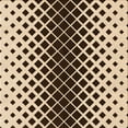 thumbnail image 1 of Ahgly Company Machine Washable Indoor Square Transitional Deep Peach Orange Area Rugs, 7' Square, 1 of 7