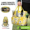 thumbnail image 2 of Garden Tool Bag,Pioneer Flower Floral Print Pattern Garden Tool Organizer,Garden Gifts,Waterproof Multi-Pocket Garden Tool Storage 11.8x5.5x11.4 Inch(Tools NOT Included), 2 of 6