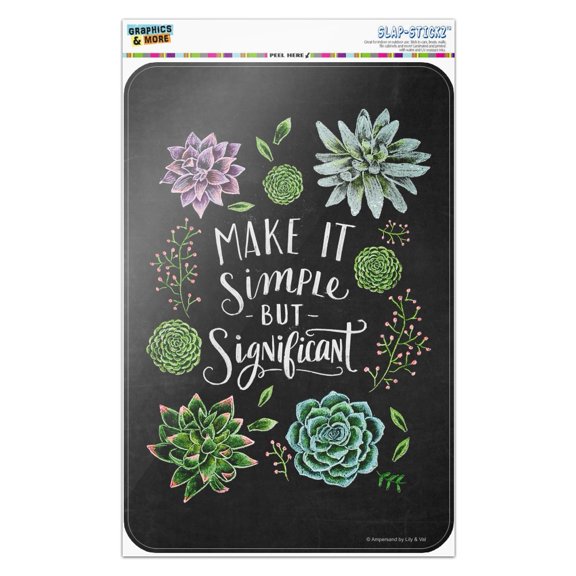 Make it Simple but Significant Succulents Home Business Office Sign