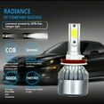 thumbnail image 3 of For Dodge Grand Caravan 2011-2019 6000K LED Headlight Kit Hi/Lo Beam& Fog Bulbs, 3 of 7