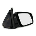 thumbnail image 4 of For GMC C2500 Suburban/K2500 Suburban 1992-1999 Door Mirror Passenger Side | Manual Glass | Non-Heated | Manual Folding | Black | Corner Mount | Non-Towing | Replacement For GM1321140, 4 of 9