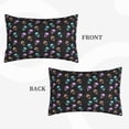 thumbnail image 2 of Daiia purple cyan brown Skull Bedding Waterproof Pillow Protector Zippered Queen – Bed Bug Proof Pillow Encasement-20"x30", 2 of 6