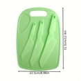 thumbnail image 4 of 4pcs, Children-Safe Utility Knife Set For Cake, Fruits, Vegetables, And More -  Plastic Knives And Cutting Board - Perfect Baking Tools And Kitchen Gadgets For Kids And Adults, 4 of 7