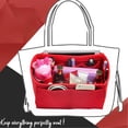 thumbnail image 3 of Bolsos Para Mujer, Organizador De Bolsas De Fieltro, Organizador De Bolsillos, Organizador De Cosméticos Multifuncional Vogacara HA040253-02, 3 of 6