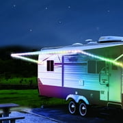 Auto Drive 120 Volts Multicolor LED Strip Lights with Remote Control for RV Vehicle