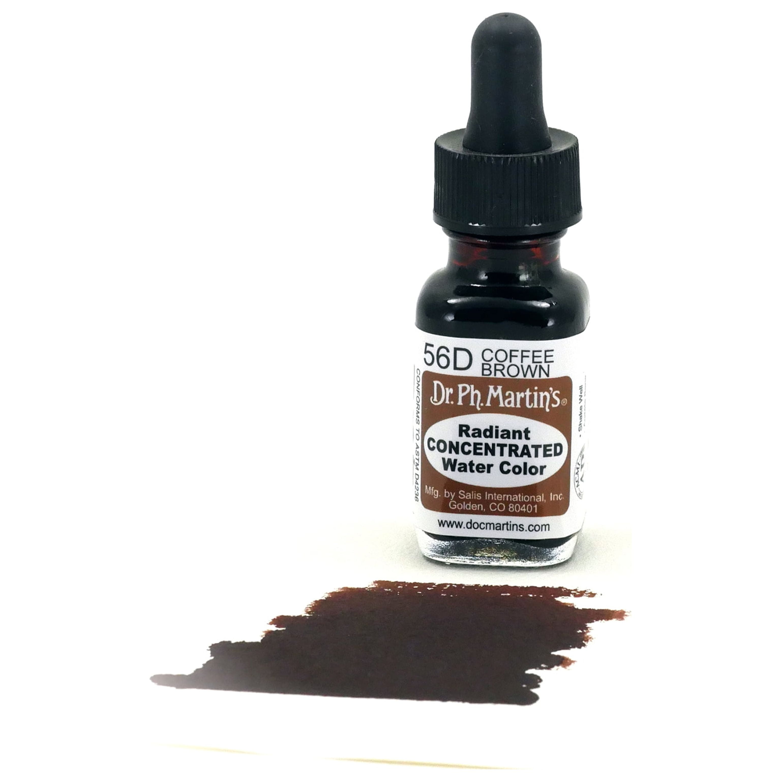 (未使用･未開封品)　Dr. Ph. Martin&#39;s Radiant Concentrated Water Color 0.5 oz Coffee Brown (56D) 7z28pnb Amazon.com: Dr. Ph. Martin's Radiant Concentrated Water