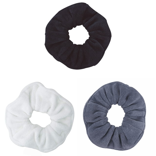 3 uds toalla para secar el cabello, soporte de cola de caballo grueso absorbente accesorios para el cabello mojado