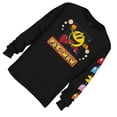thumbnail image 3 of Pac-Man Men's Long Sleeve Shirt, Graphic Print Bashful and Pacman Shirt Black – S, 3 of 7