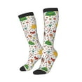thumbnail image 2 of Daiia Sports Socks Winter Christmas And New Year Deer Printed Novelty Crew Socks for Men Women Knee High Socks Cotton Socks Soft & Breathable Support Unisex Socks, 2 of 9