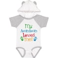 thumbnail image 3 of Inktastic Mommom Loves Me Childs Boys or Girls Baby Bodysuit, 3 of 5