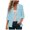Sky Blue, variant on Gubotare Women's Cardigan Long Sleeve Casual V-Neck Soft Knit Lightweight Hollow Out Cardigans Sweater (Black,XL)