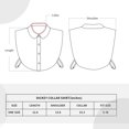 thumbnail image 5 of Fake Collar Blouse, Faux False Collar for Women, a Stylish and Versatile Fashion Accessory, 5 of 8