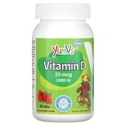 Vitamin D, Berry, 25 mcg (1,000 IU), 60 Jellies, YumV's