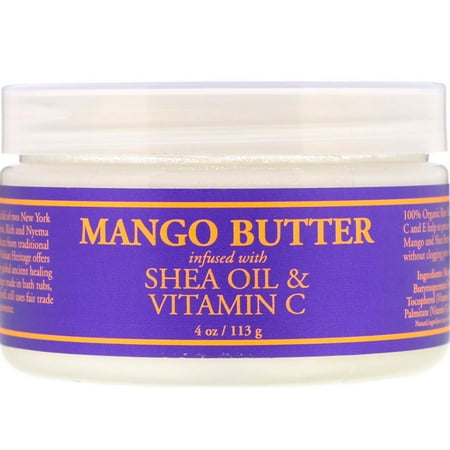 Nubian Heritage Mango Butter Infused with Shea Oil Vitamin C 4 oz 113 g