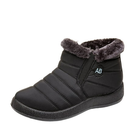 

Aoochasliy Womens Shoes Boots Cotton Shoes Set Foot Waterproof Short To Keep Warm XL Snow Boots Saving Clearance