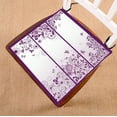 thumbnail image 1 of Conjunto de pancartas de felicitación florales violetas ABPHQTO cojín para silla 40x40 cm, 1 of 1