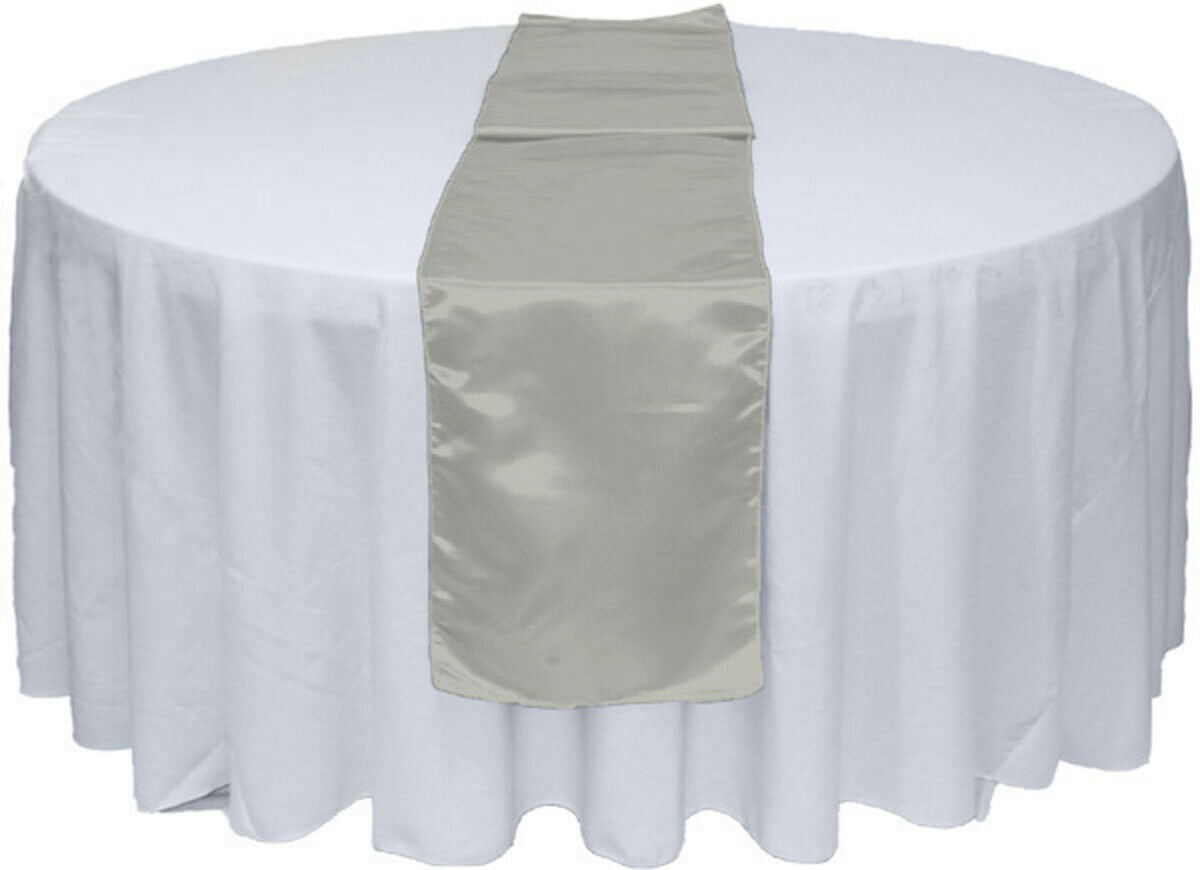 10pcs 12"x108" Sheer Organza Table Runner Fabric DIY Wedding Party Decoration 