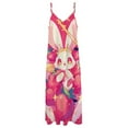 thumbnail image 4 of Easter Bunnies Rabbits Sleeveless Dress Woman Fashion Long Dresses Women's Summer Suit Dress Summer 2025 Women, 4 of 7