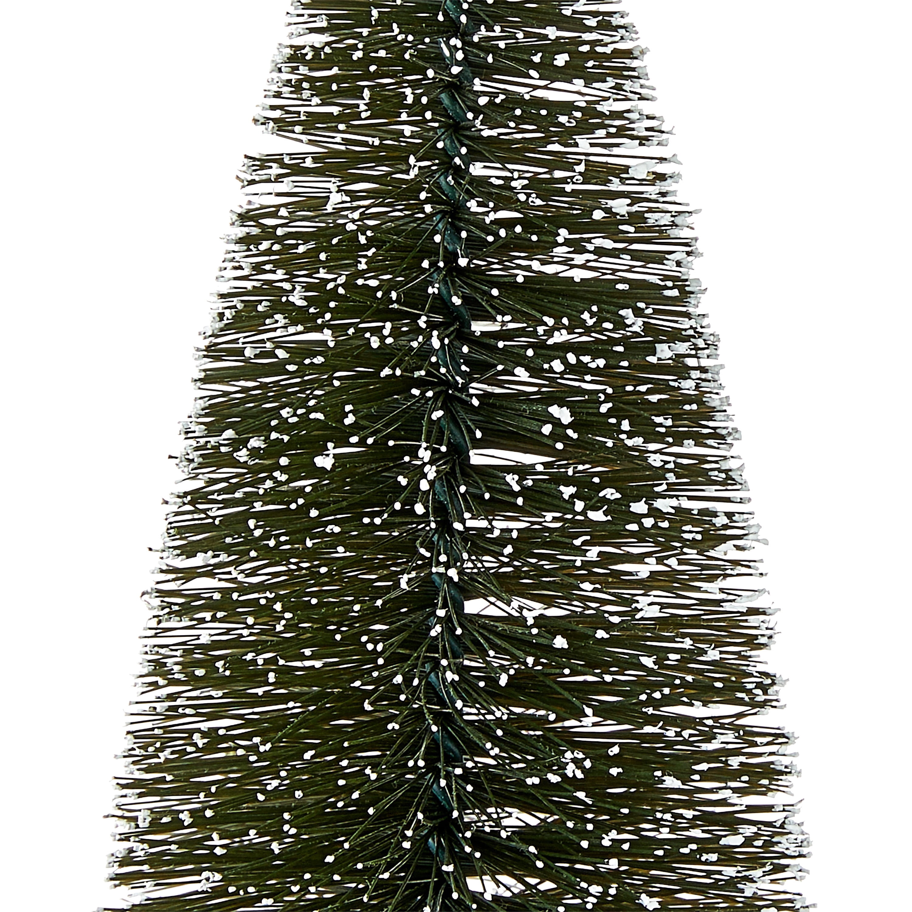 16-Piece Christmas Village Snow-Flocked Tree Set, Green, by Holiday Time