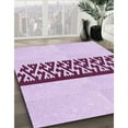 thumbnail image 2 of Ahgly Company Indoor Rectangle Patterned MediumOrchid Purple Area Rugs, 4' x 6', 2 of 6